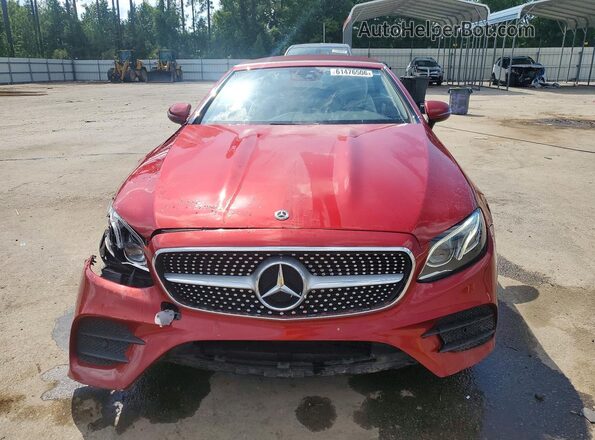 WDD1K6FB2JF062739 2018 MERCEDES-BENZ E Красный Вид спереди