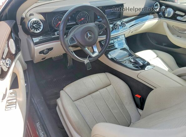 WDD1K6FB2JF062739 2018 MERCEDES-BENZ E Красный Вид панели приборов