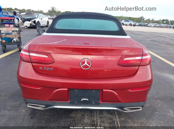 WDD1K6FB6JF042106 2018 MERCEDES-BENZ E-CLASS Red 