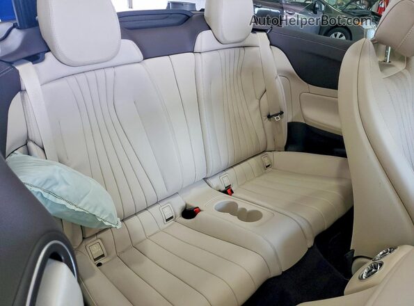 WDD1K6FBXJF042545 2018 MERCEDES-BENZ E Black უკანა სავარძლების ხედი