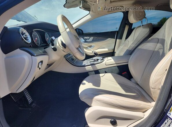 WDD2J5KB5KA010494 2019 MERCEDES-BENZ CLS-CLASS Blue Widok wnętrza z przodu