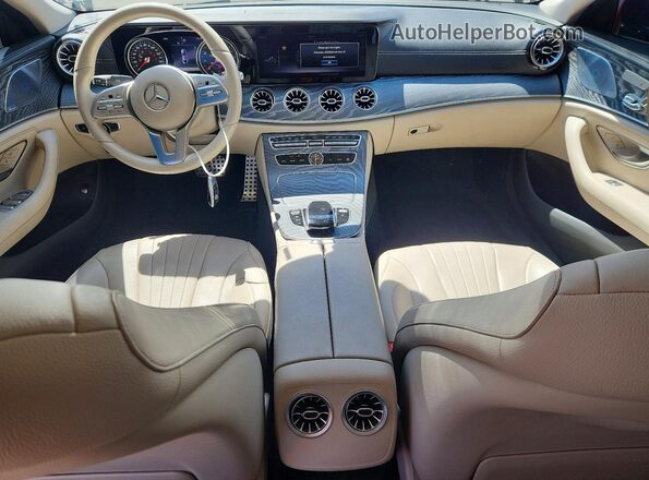 WDD2J5KB5KA010494 2019 MERCEDES-BENZ CLS-CLASS Blue Widok deski rozdzielczej