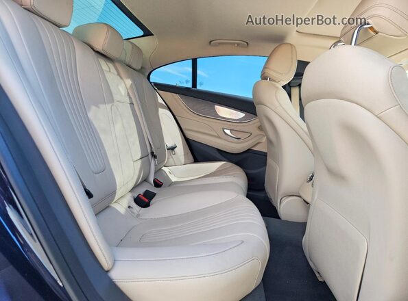 WDD2J5KB5KA010494 2019 MERCEDES-BENZ CLS-CLASS Blue Widok tylnych siedzeń