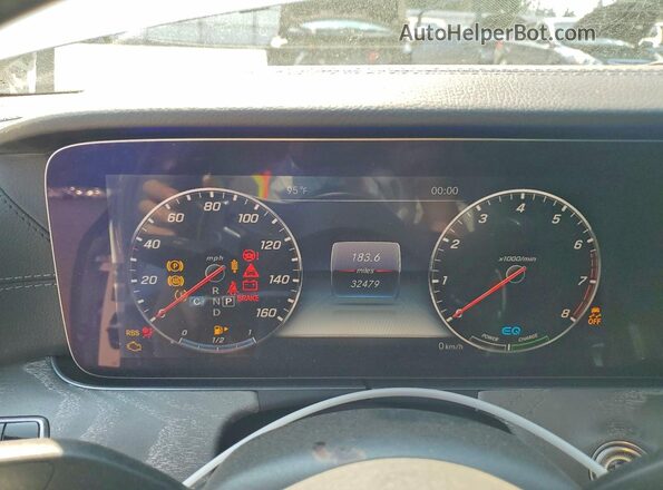 WDD2J5KB7KA028172 2019 MERCEDES-BENZ CLS-CLASS White Widok zestawu wskaźników