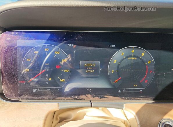 WDD2J5KBXKA015402 2019 MERCEDES-BENZ CLS-CLASS Gray Widok zestawu wskaźników