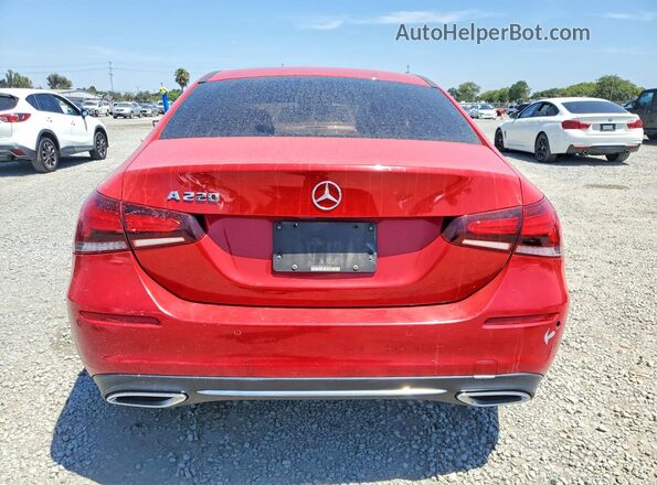 WDD3G4EB0KW026243 2019 MERCEDES-BENZ A Red Vista trasera