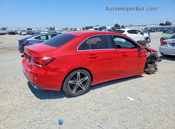 WDD3G4EB0KW026243 2019 MERCEDES-BENZ A Red Trasero derecho