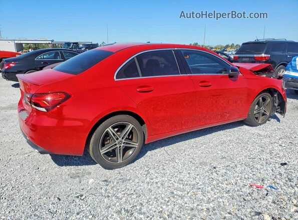 WDD3G4EB0KW030891 2019 MERCEDES-BENZ A Red უკანა მარჯვენა