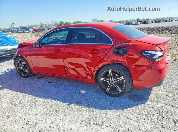 WDD3G4EB0KW030891 2019 MERCEDES-BENZ A Red უკანა მარცხენა