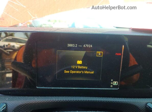 WDD3G4EB0KW030891 2019 MERCEDES-BENZ A Red ხელსაწყოთა პანელის ხედი