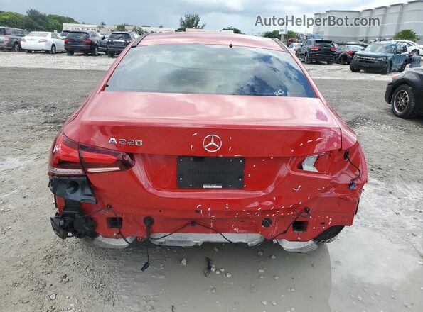 WDD3G4EB0LW039799 2020 MERCEDES-BENZ A Red Widok z tyłu