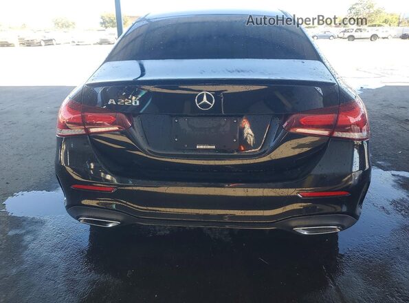 WDD3G4EB1KW025991 2019 MERCEDES-BENZ A Черный Вид сзади