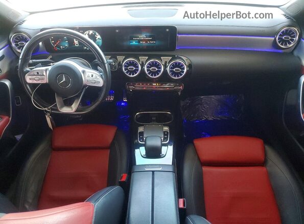 WDD3G4EB1KW025991 2019 MERCEDES-BENZ A Черный Вид панели приборов