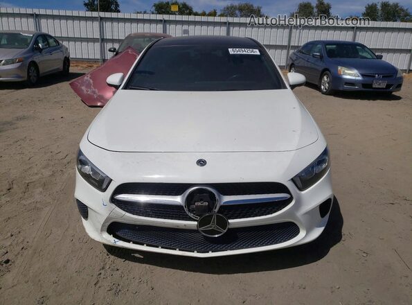 WDD3G4EB2KW023165 2019 MERCEDES-BENZ A White Front view
