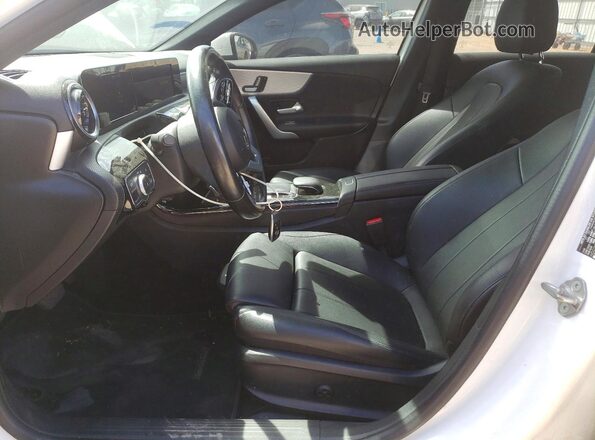 WDD3G4EB2KW023165 2019 MERCEDES-BENZ A White Front interior view