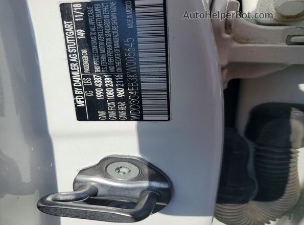 WDD3G4EB3KW005645 2019 MERCEDES-BENZ A White Вид підкапотного простору