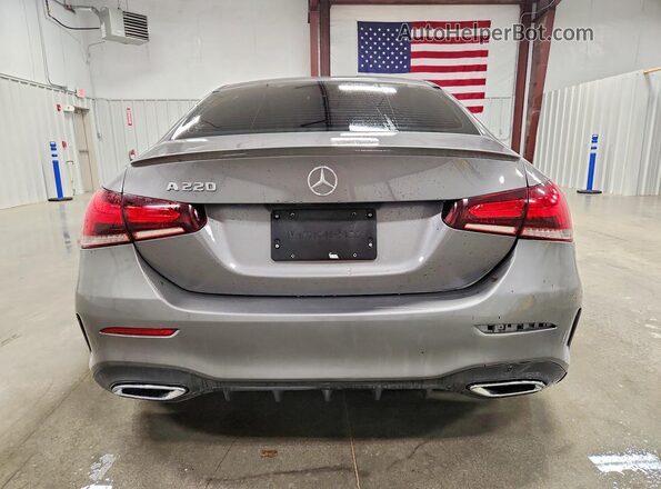 WDD3G4EB5KW002357 2019 MERCEDES-BENZ A Gray Вид ззаду