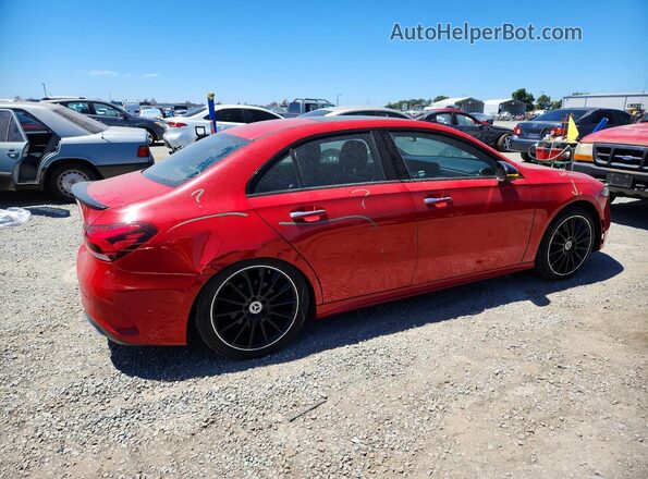 WDD3G4EB8KW018410 2019 MERCEDES-BENZ A Red Trasero derecho