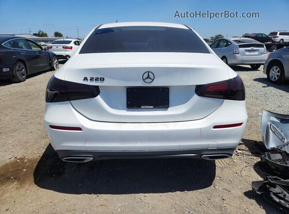 WDD3G4EBXKW021955 2019 MERCEDES-BENZ A White Rear view