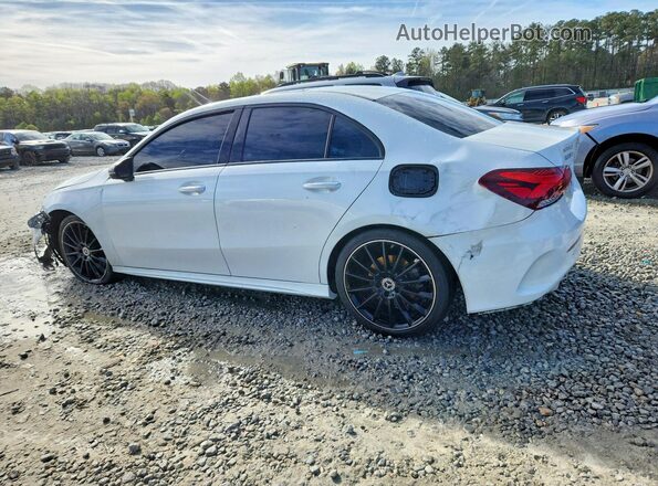 WDD3G4FB0KW018173 2019 MERCEDES-BENZ A White Trasero izquierdo