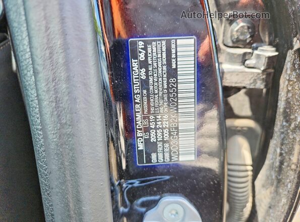 WDD3G4FB2KW025528 2019 MERCEDES-BENZ A Black Շարժիչի բաժամունքի տեսք