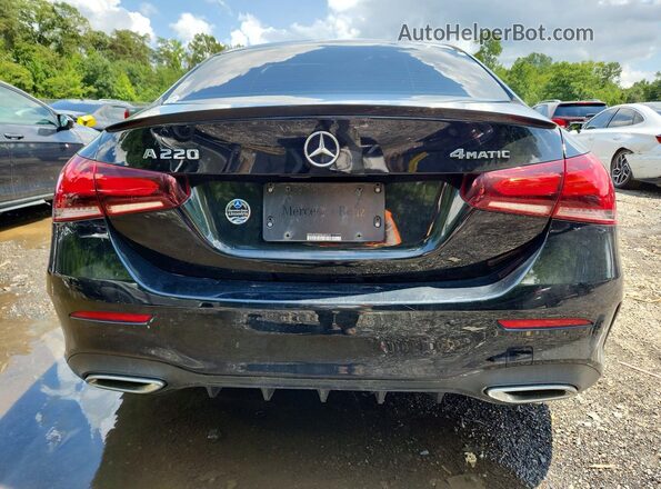 WDD3G4FB2KW025528 2019 MERCEDES-BENZ A Black Հետևի տեսք