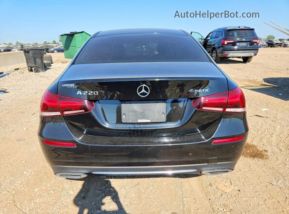 WDD3G4FB2KW028977 2019 MERCEDES-BENZ A Black Вид ззаду