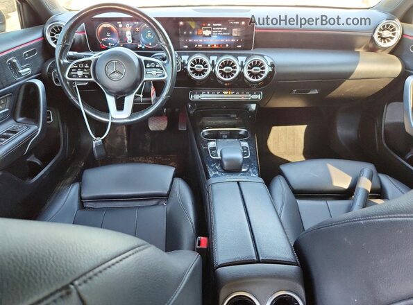 WDD3G4FB2KW028977 2019 MERCEDES-BENZ A Black Вид панелі приладів