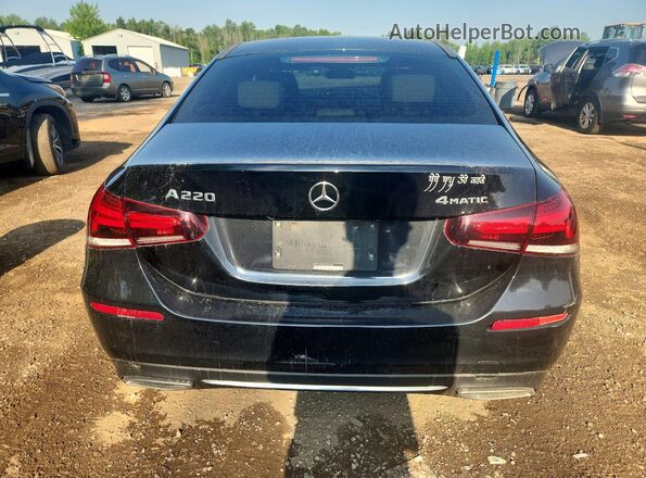 WDD3G4FB2LW041231 2020 MERCEDES-BENZ A Black უკანა ხედი