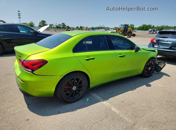 WDD3G4FB4KW001702 2019 MERCEDES-BENZ A Green Front interior view