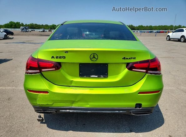 WDD3G4FB4KW001702 2019 MERCEDES-BENZ A Green 
