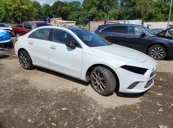 WDD3G4FB4KW023344 2019 MERCEDES-BENZ A-CLASS White Front view
