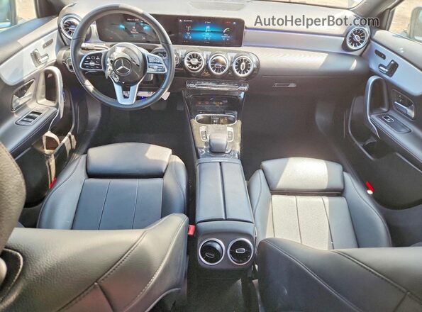 WDD3G4FB4KW023344 2019 MERCEDES-BENZ A-CLASS White Instrument cluster view
