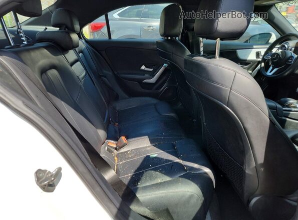 WDD3G4FB4KW023344 2019 MERCEDES-BENZ A-CLASS White Rear interior view