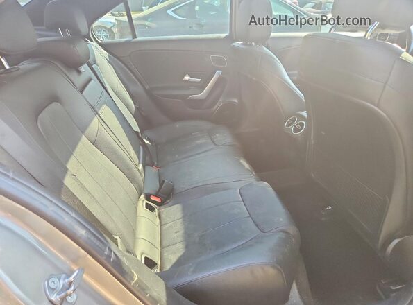 WDD3G4FB5KW024146 2019 MERCEDES-BENZ A Silver Rear seats view