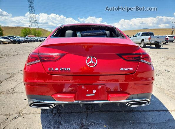 WDD5J4HB5LN035808 2020 MERCEDES-BENZ CLA-CLASS Красный Вид сзади