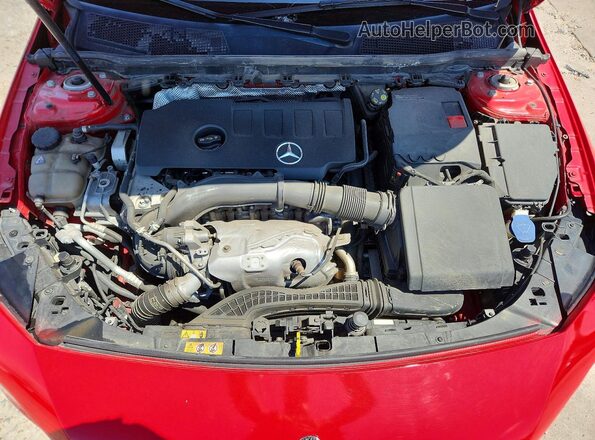 WDD5J4HB5LN035808 2020 MERCEDES-BENZ CLA-CLASS Красный Вид задней части салона