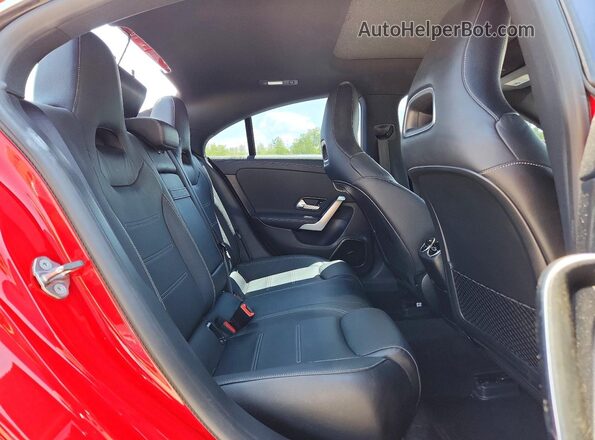 WDD5J4HB5LN035808 2020 MERCEDES-BENZ CLA-CLASS Красный Вид задних сидений