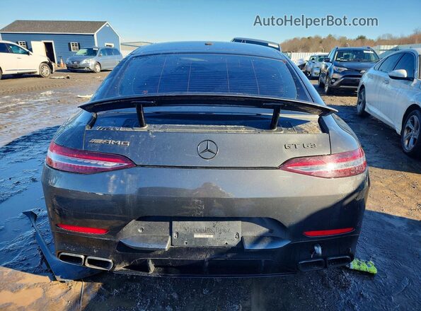WDD7X8JB1KA005252 2019 MERCEDES-BENZ AMG Gray Вид ззаду