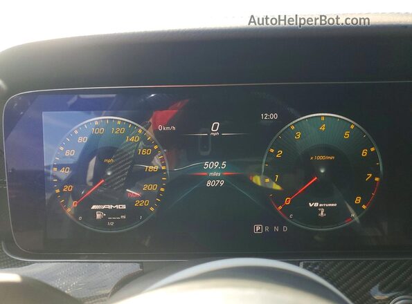 WDD7X8KB4LA014222 2020 MERCEDES-BENZ AMG Белый Вид щитка приборов