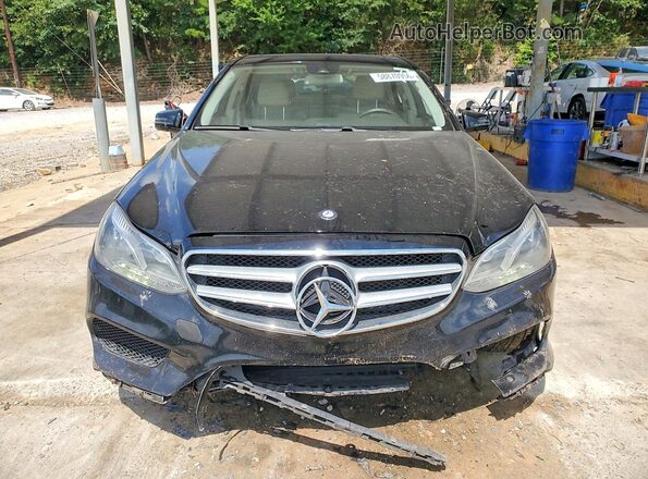 WDDHF5KB3GB247966 2016 MERCEDES-BENZ E Black Front view