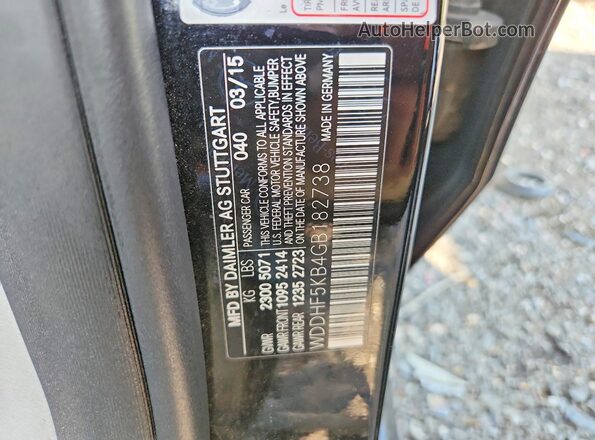 WDDHF5KB4GB182738 2016 MERCEDES-BENZ E Black ძრავის განყოფილების ხედი