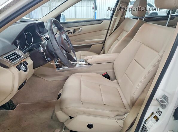 WDDHF5KB4GB213499 2016 MERCEDES-BENZ E White წინა სალონის ხედი