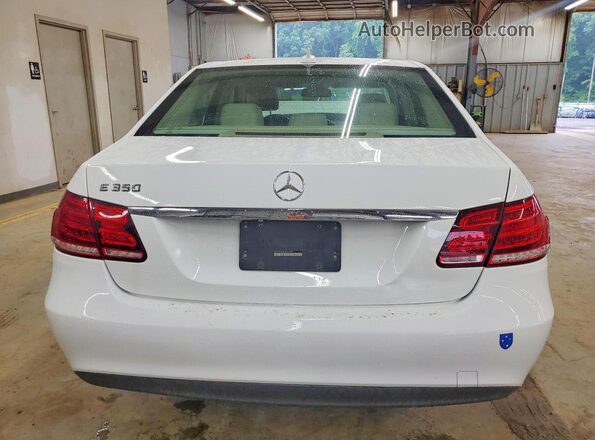 WDDHF5KB4GB213499 2016 MERCEDES-BENZ E White უკანა ხედი