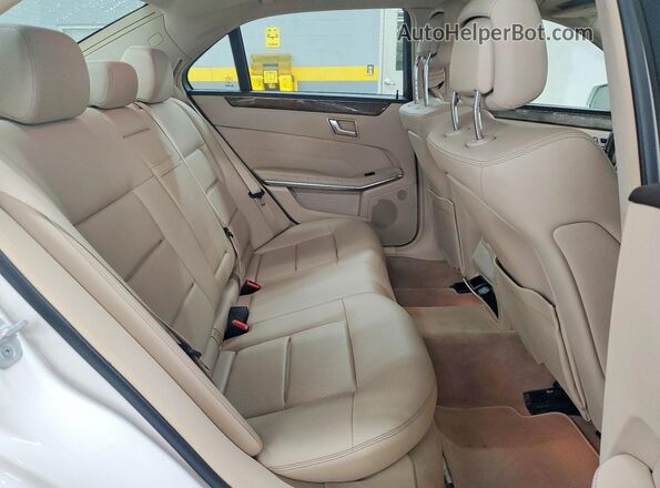 WDDHF5KB4GB213499 2016 MERCEDES-BENZ E White უკანა სავარძლების ხედი