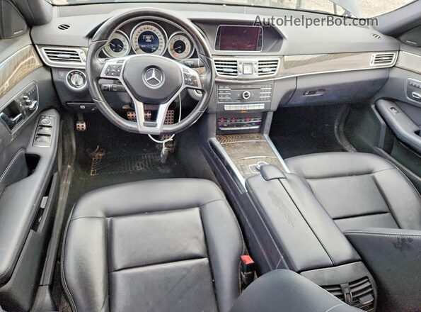 WDDHF5KB6GB221863 2016 MERCEDES-BENZ E Black Widok deski rozdzielczej