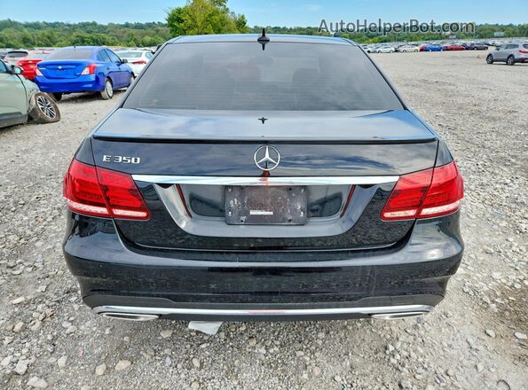 WDDHF5KB6GB221863 2016 MERCEDES-BENZ E Black Widok z tyłu
