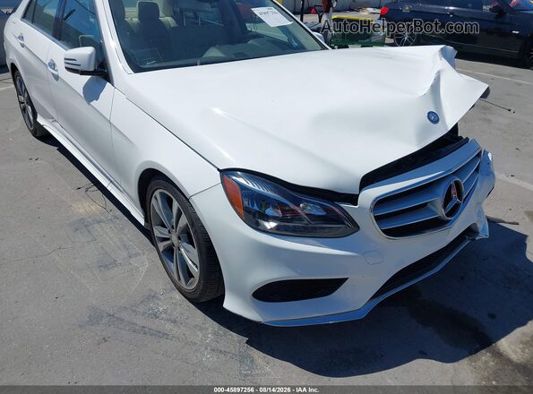 WDDHF5KBXGB209540 2016 MERCEDES-BENZ E-CLASS White 