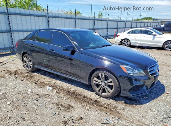 WDDHF8JB7GB200085 2016 MERCEDES-BENZ E Black Front right