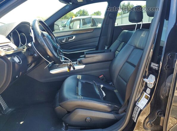 WDDHF8JB7GB200085 2016 MERCEDES-BENZ E Black Front interior view